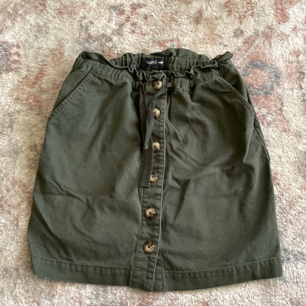 Toad and Co button down skirt